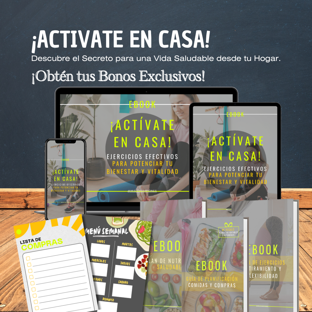 ¡ACTIVATE EN CASA! Ejercicios Efectivos para Potenciar tu Bienestar y Vitalidad