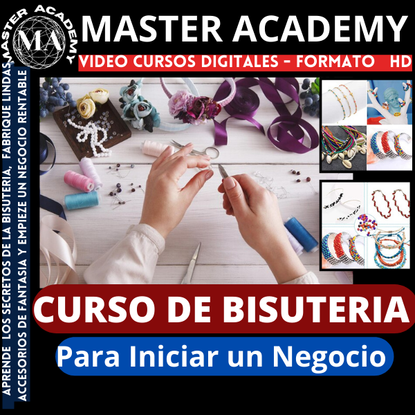 CURSO COMPLETO DE BISUTERIA PARA NEGOCIO