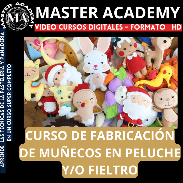 CURSO DE FABRICACIÓN DE MUÑECOS EN PELUCHE Y/O FIELTRO
