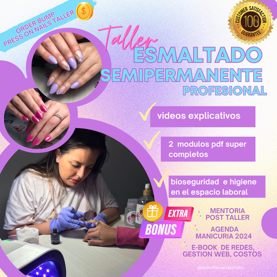 Taller Esmaltado semipermanente Profesional