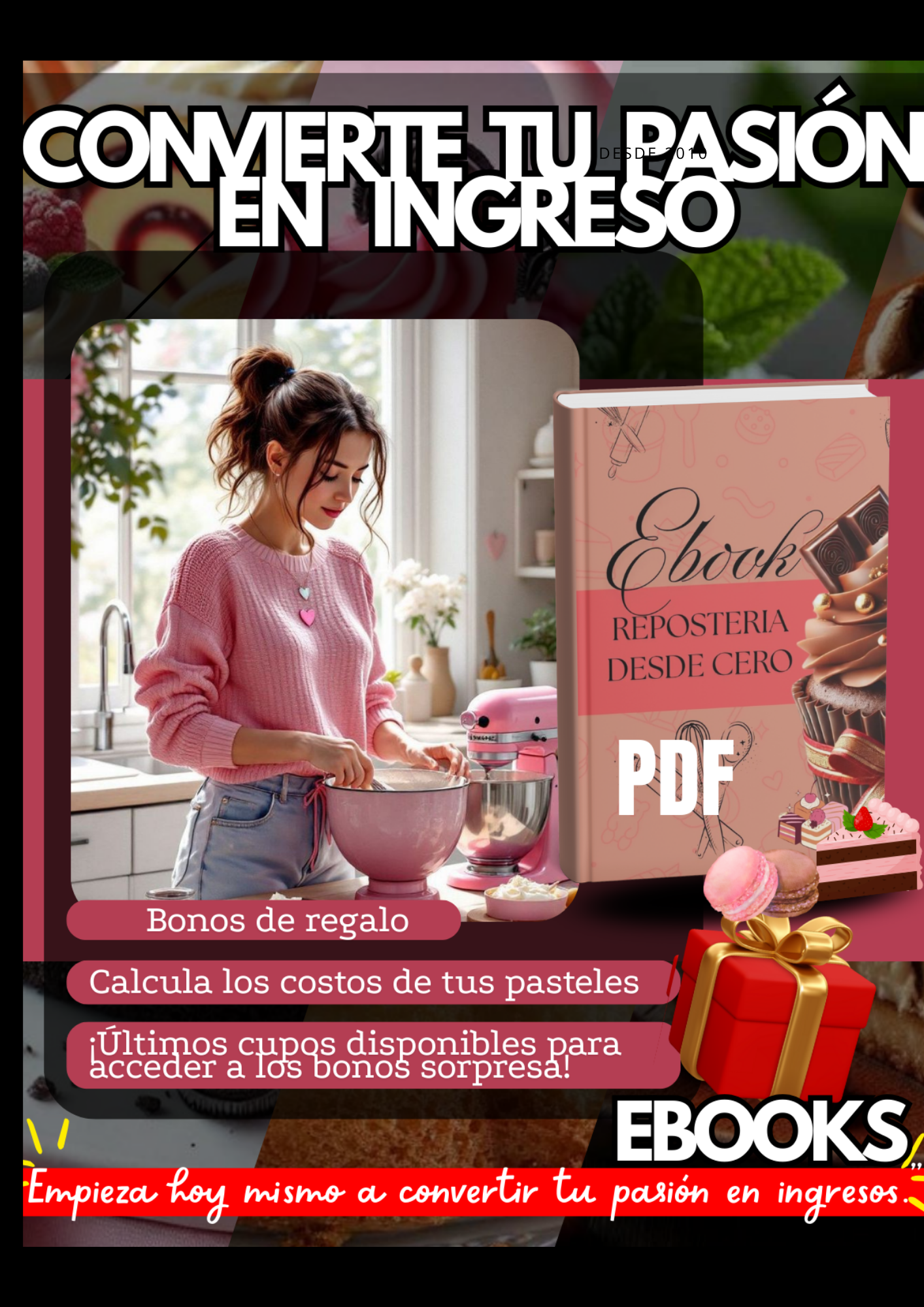 15 Recetas de Repostería en tendencias