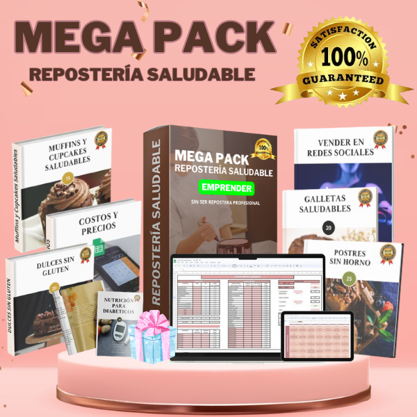Mega Pack Repostería Saludable