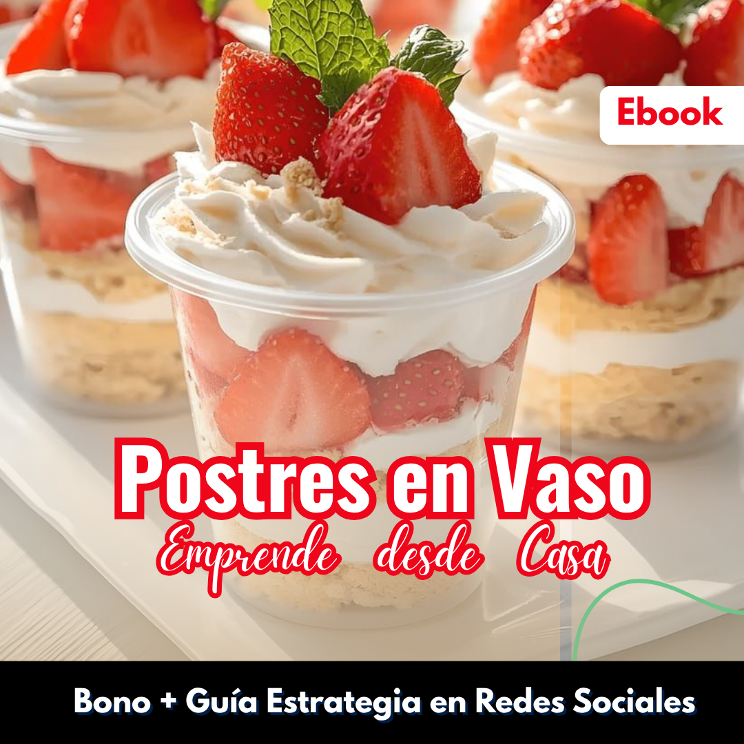 Postres en Vaso Emprende desde Casa