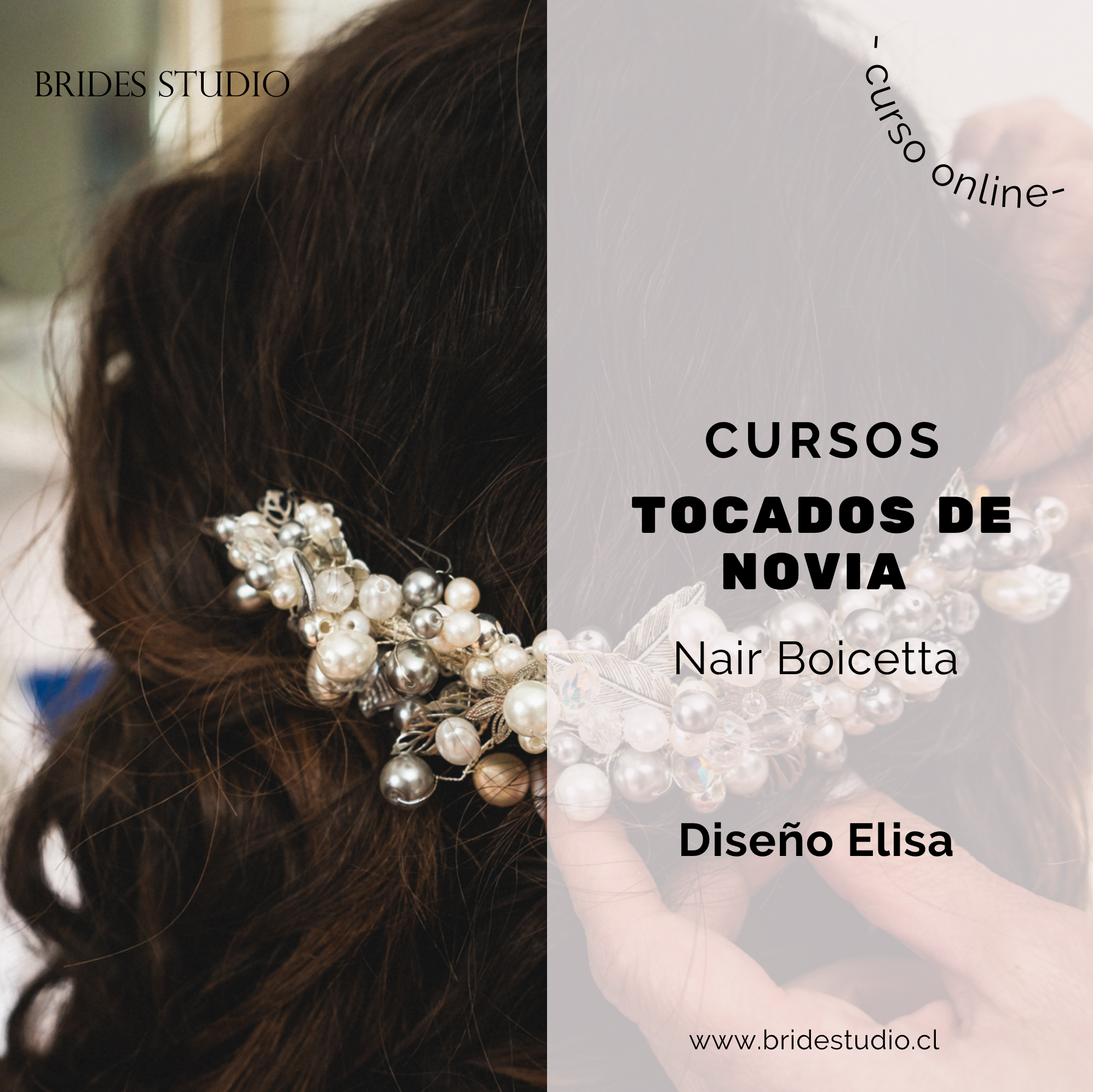Curso de tocados para novia - Diseño Elisa