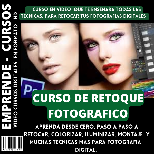 CURSO DE RETOQUE FOTOGRÁFICO - DE CERO A EXPERTO
