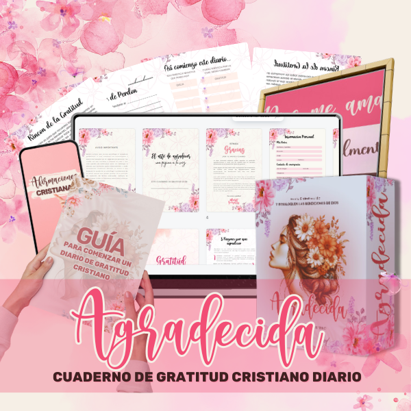 Cuaderno de Gratitud Cristiano Diario: Desbloquea las Bendiciones de Dios con la Gratitud