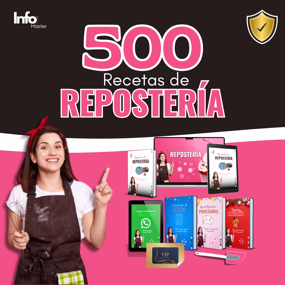 Repostería y Pastelería: 500 recetas