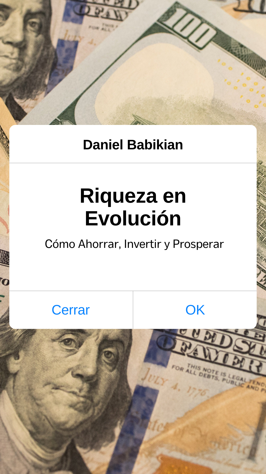 Riqueza en Evolución