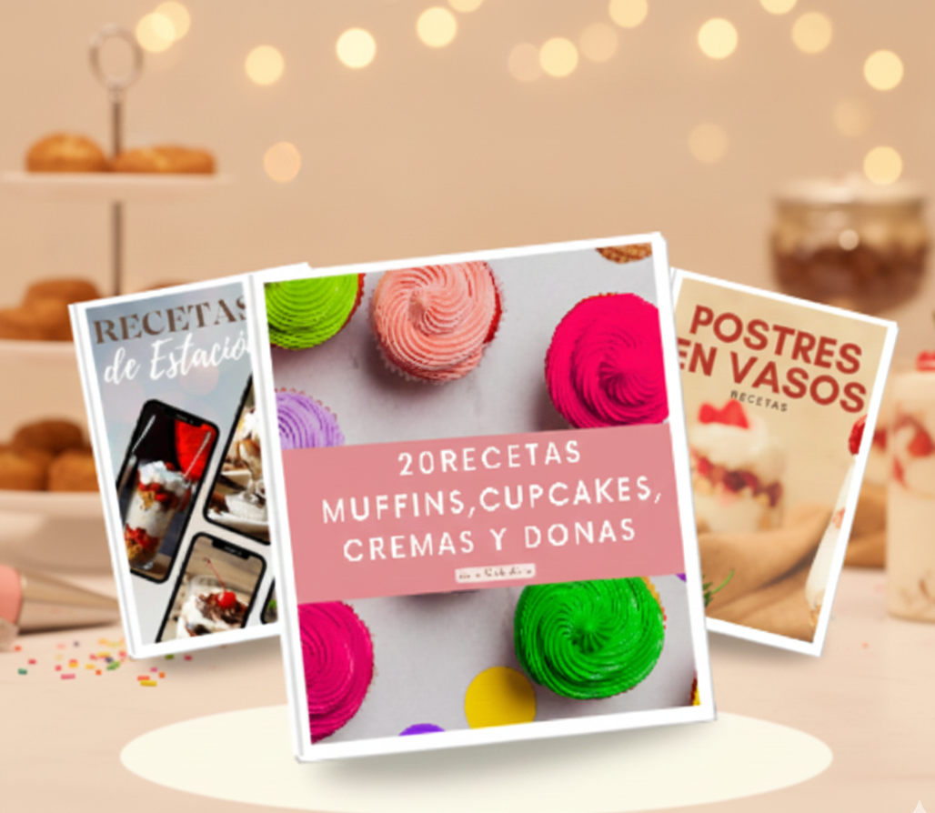 20 Recetas: Muffins, Cupcakes, Cremas y Donas