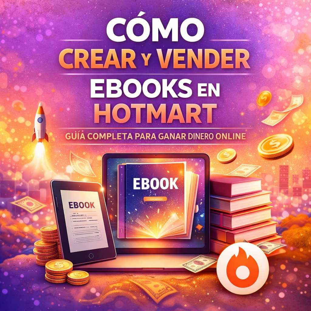 GANA DINERO ONLINE - Cómo Crear y Vender Ebooks Exitosos en Hotmart