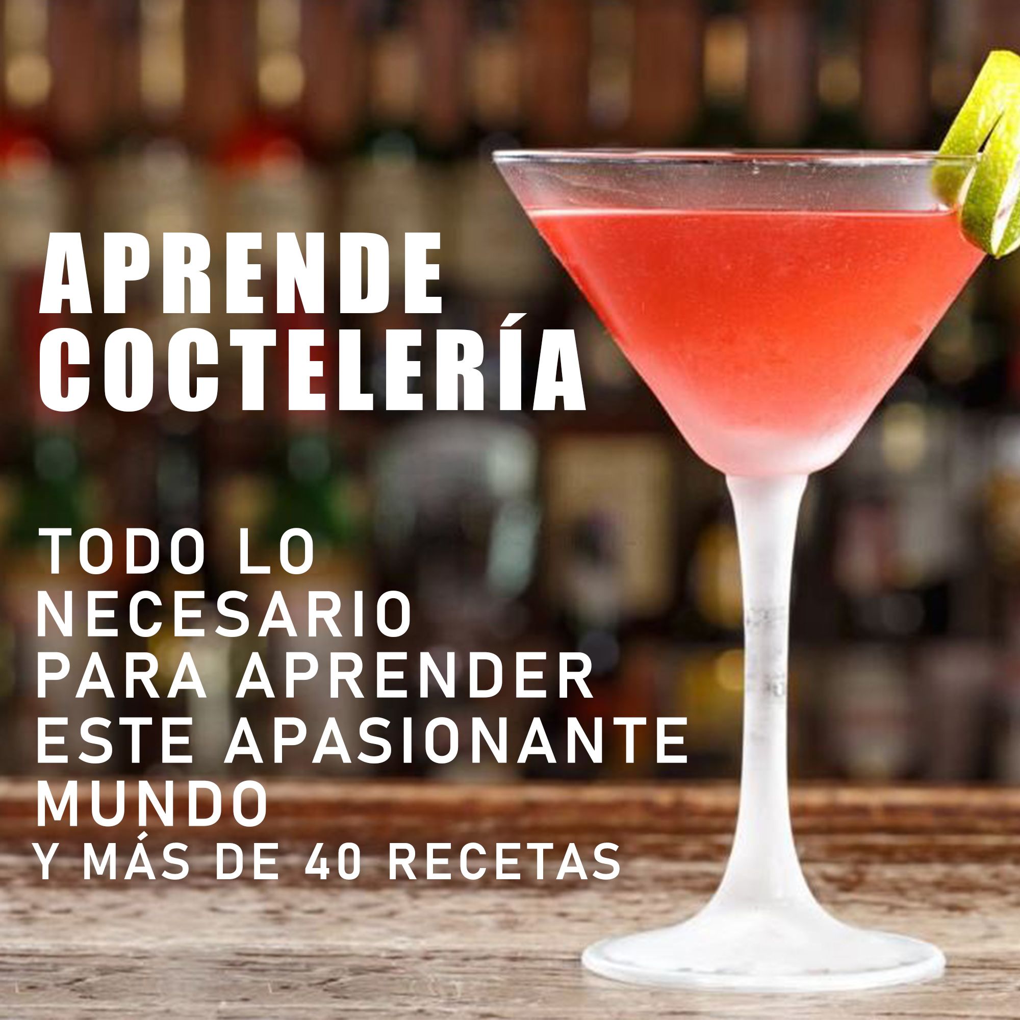 Aprenda Coctelería