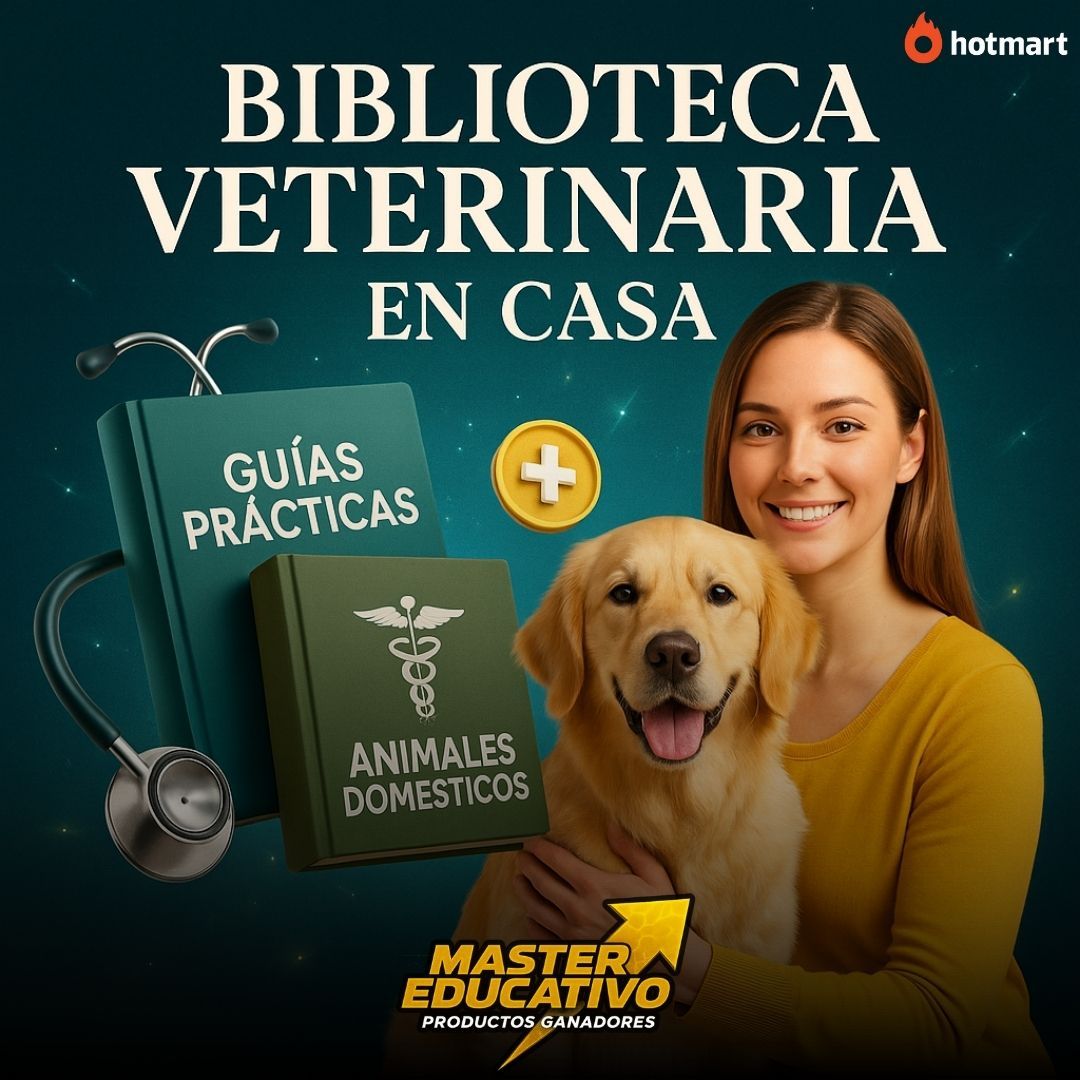 BIBLIOTECA VETERINARIA EN CASA