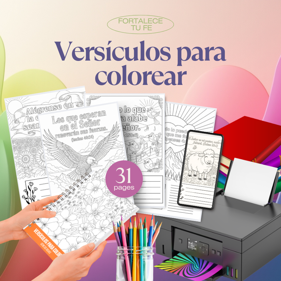 Versículos para Colorear