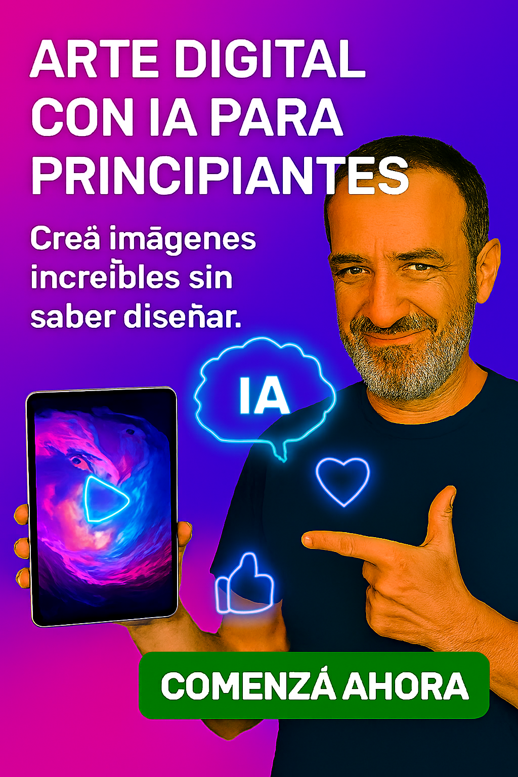 ???? Arte Digital con IA para Principiantes: Crea Imágenes Increíbles sin Saber Diseñar