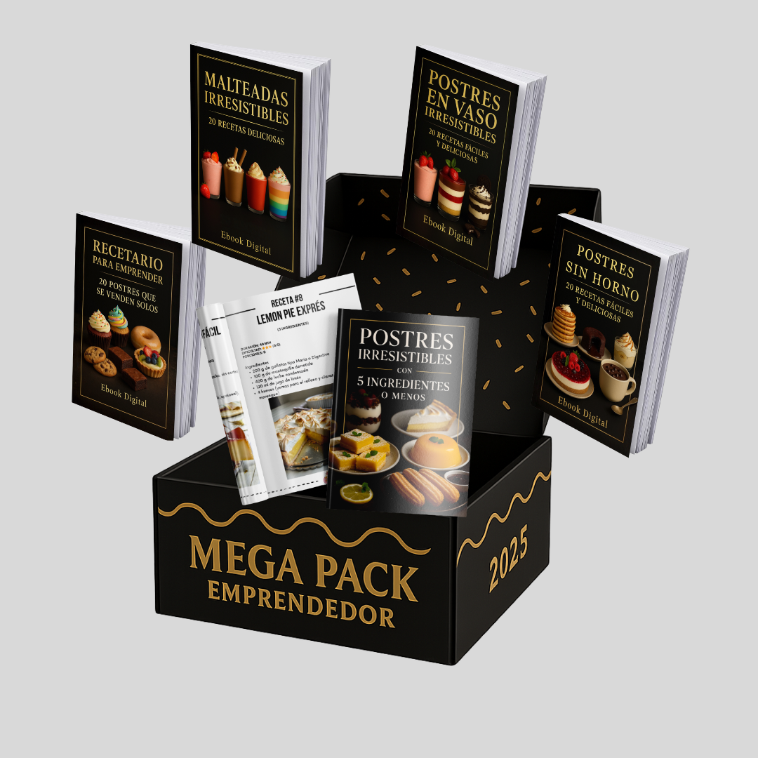 MEGA PACK EMPRENDEDOR - REPOSTERÍA