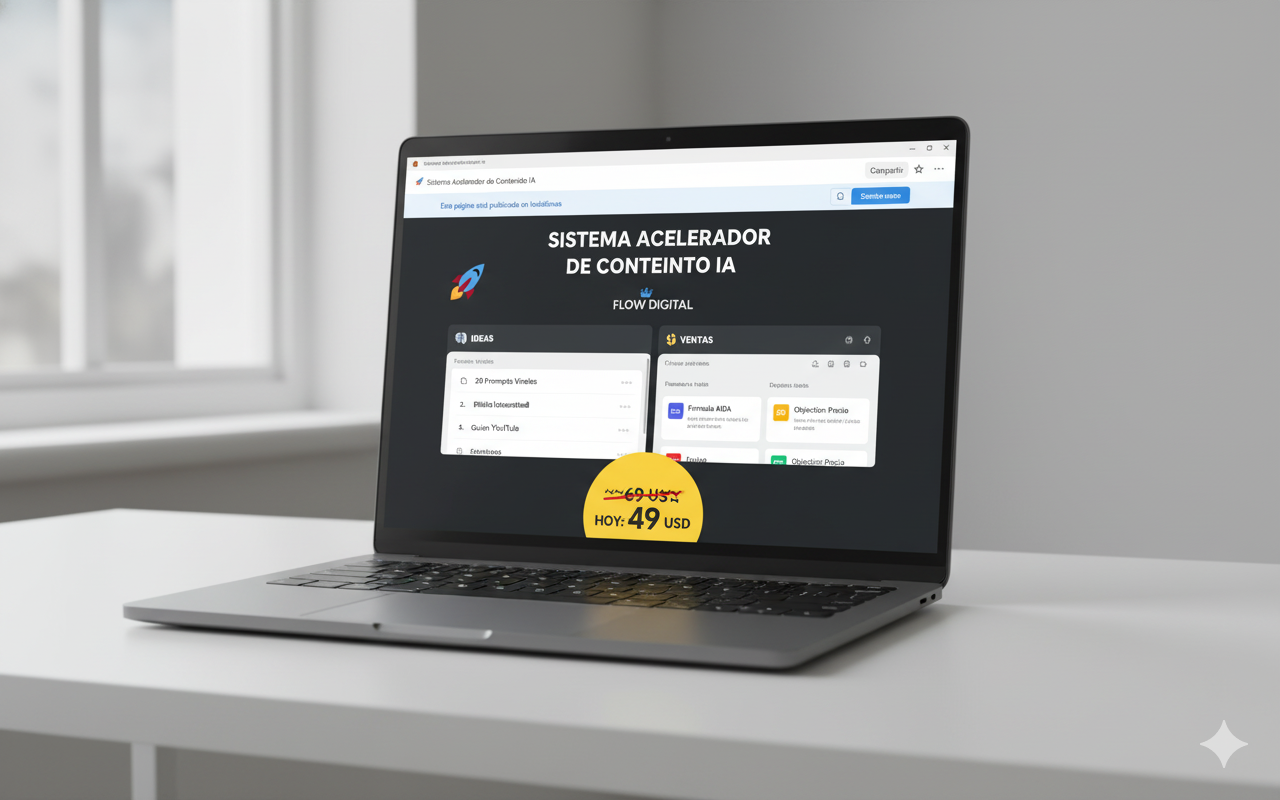 Sistema Acelerador de Contenido IA: Genera Guiones y Copy de Venta en 5 Minutos
