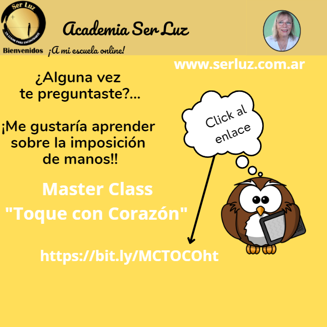 Toque con Corazón- Curso inicial de energía. Toque Terapéutico (imposición de manos)