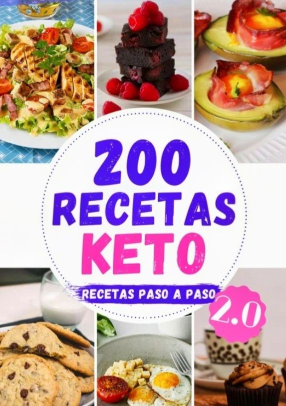 Domina la Dieta Keto: 200 recetas para una vida sin carbohidratos
