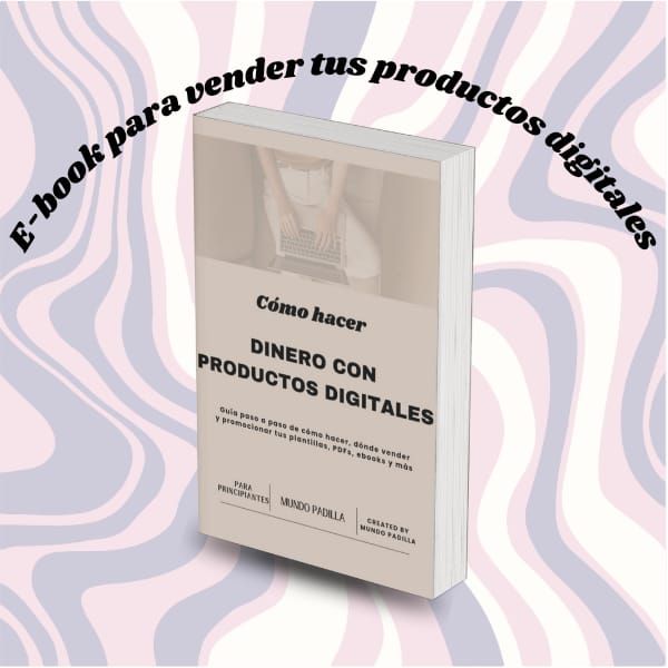 E-book para vender tus productos digitales