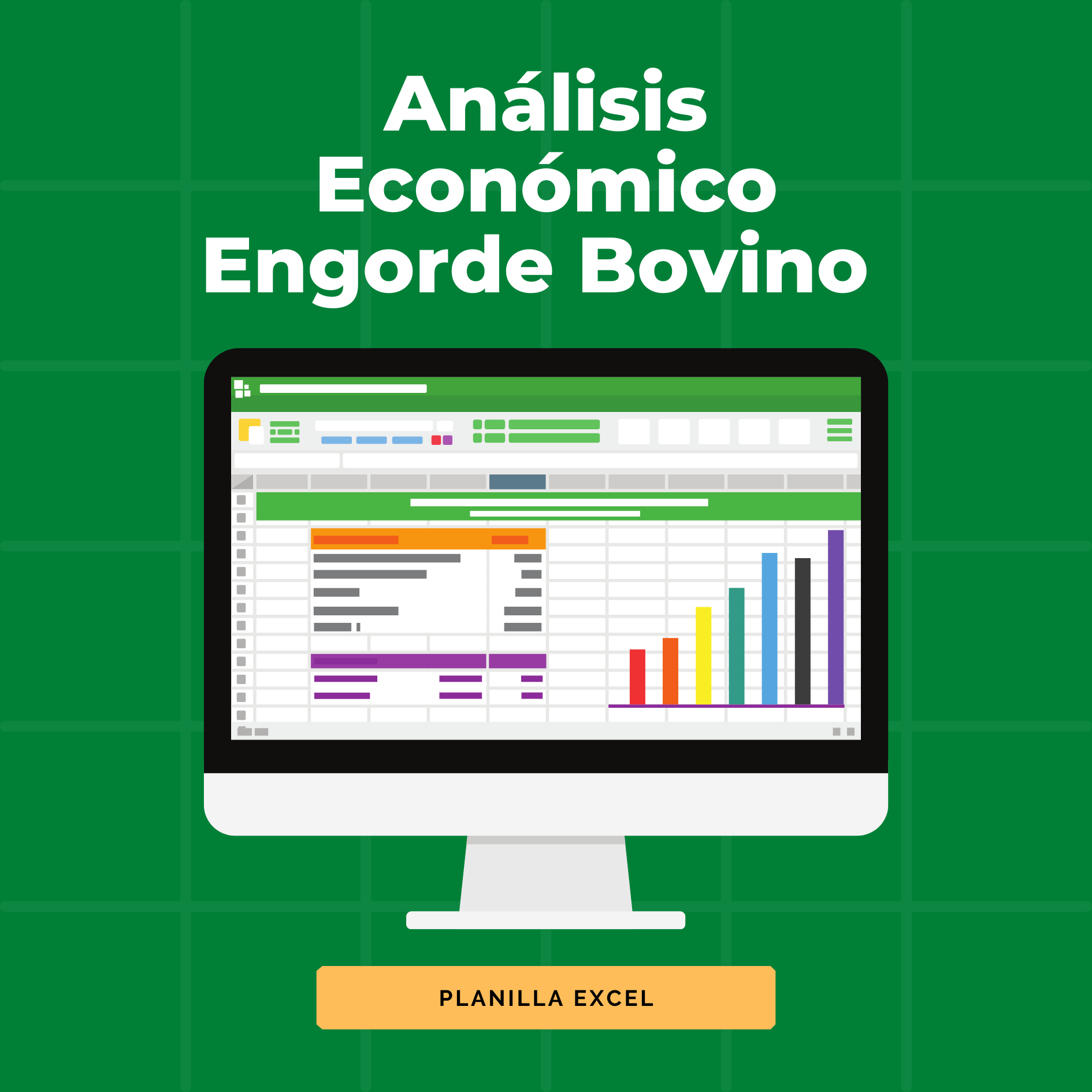 Planilla de análisis económico y técnico Engorde Bovino
