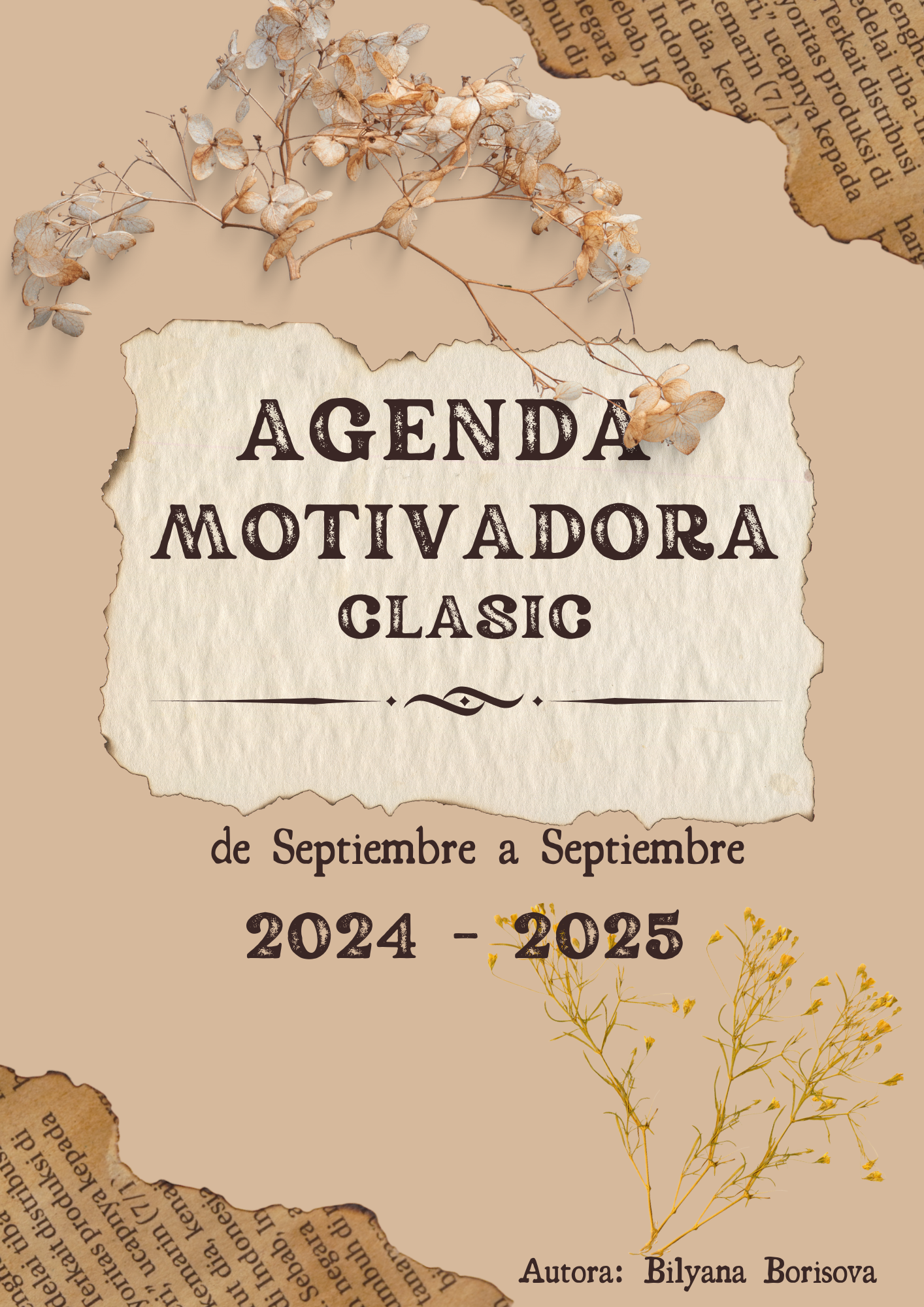 Agenda Motivadora Septiembre 2024 - 2025