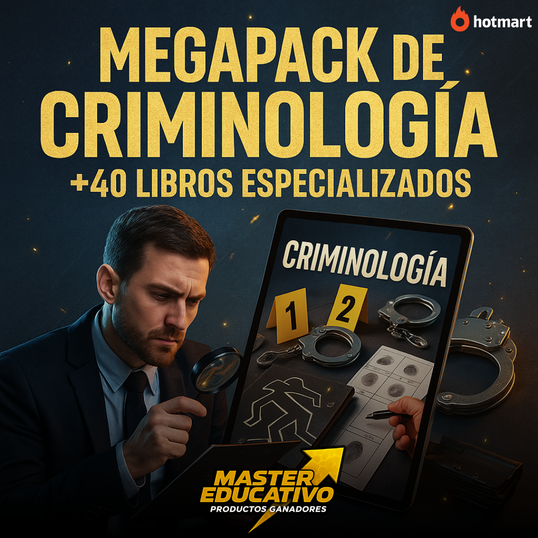 MEGAPACK DE CRIMINOLOGÍA: +40 LIBROS ESPECIALIZADOS
