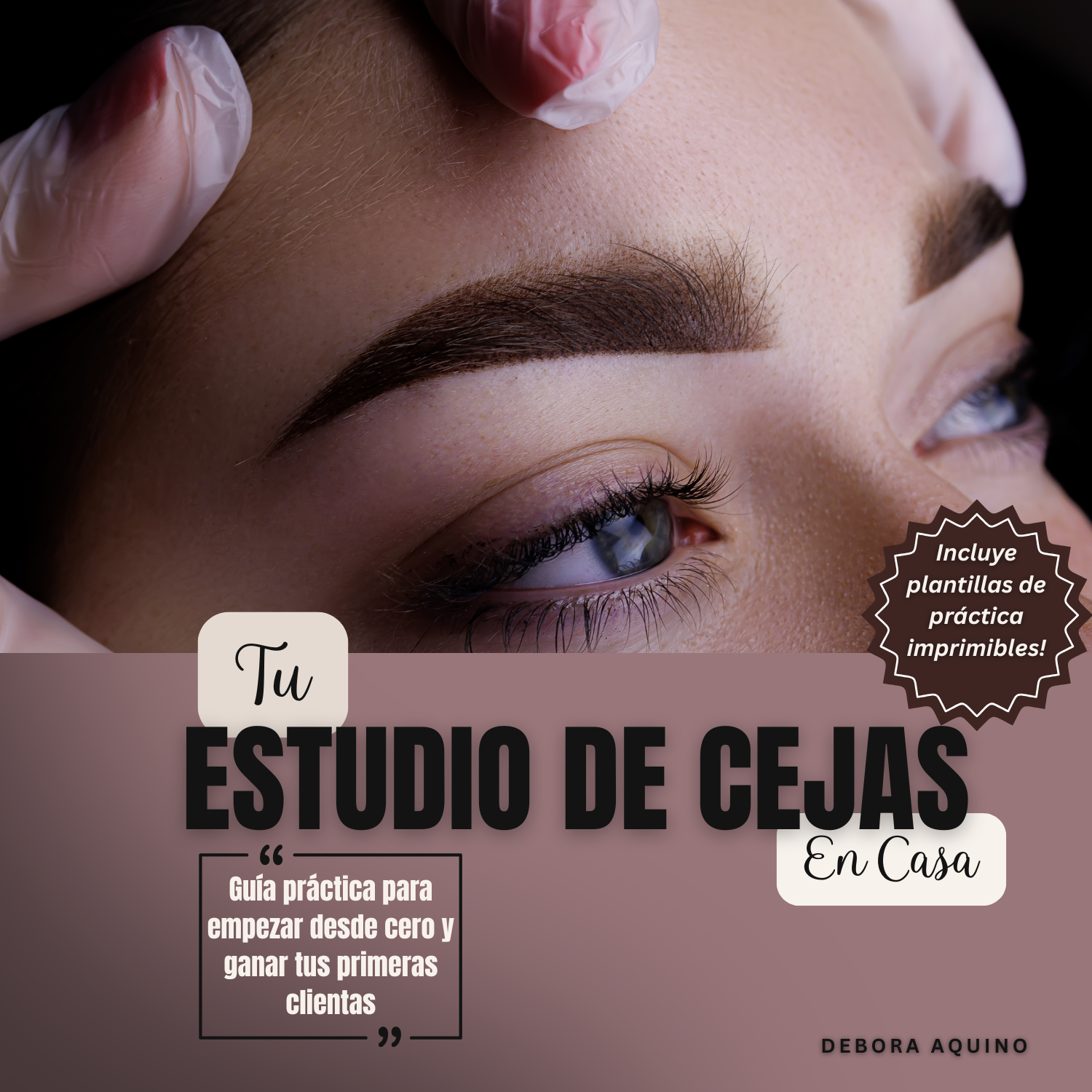 Como iniciar tu negocio de cejas en casa y generar ingresos extras, PASO A PASO y con plantillas de practicas imprimibles