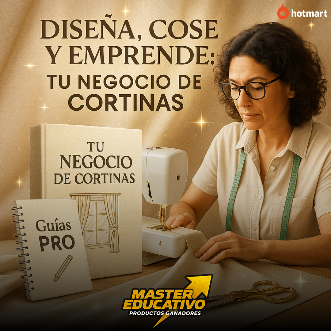 DISEÑA, COSE Y EMPRENDE: TU NEGOCIO DE CORTINAS