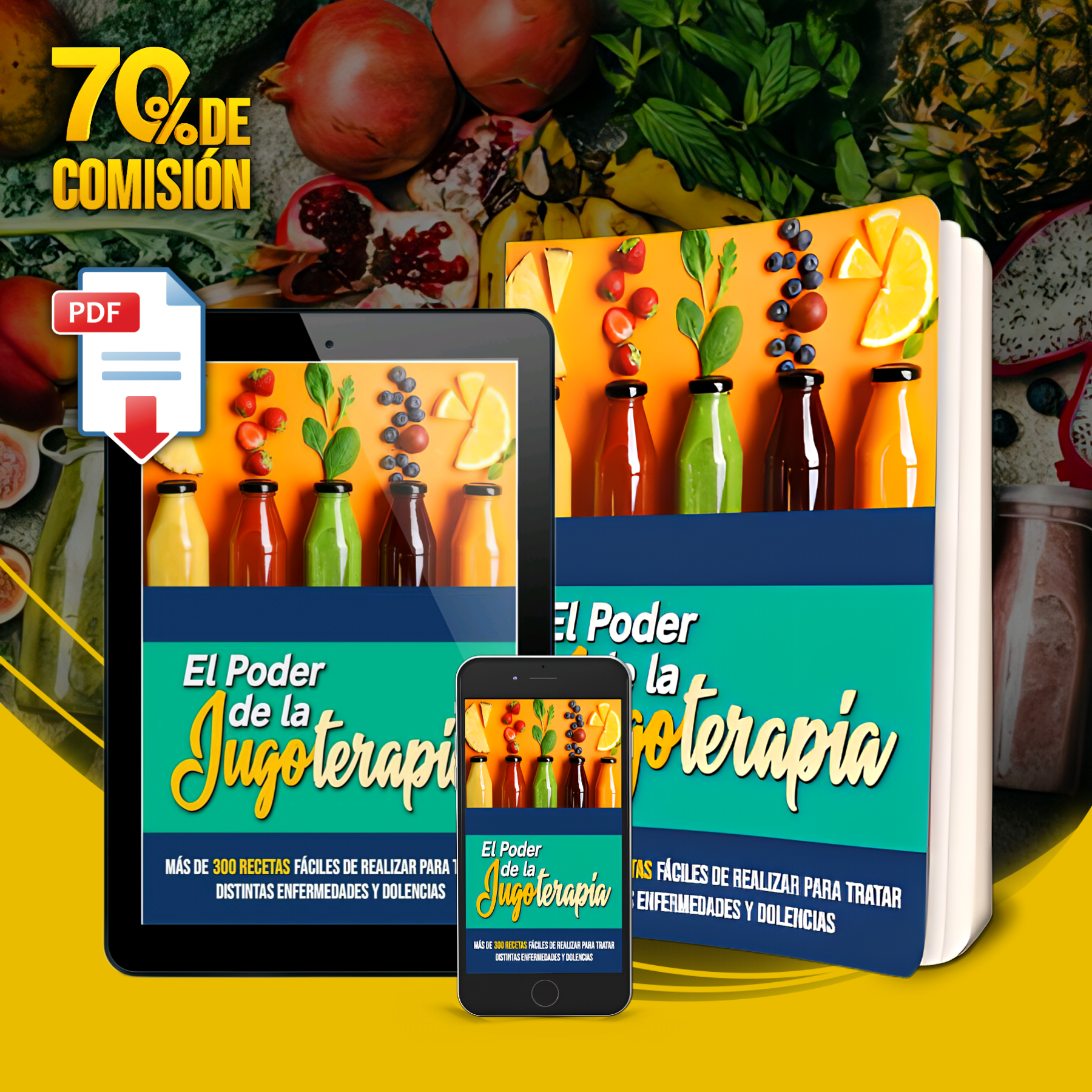 El poder la de Jugoterapia - Recetario
