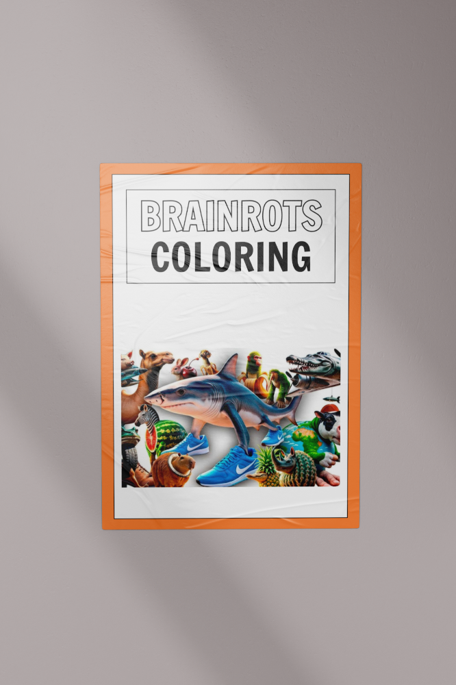 Libro para colorear de brainrots