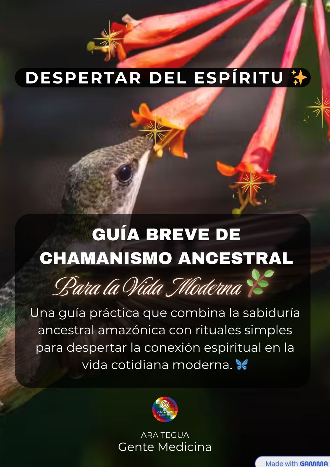Despertar del Espíritu Guia Breve de Chamanismo Ancestral para la vida Moderna. Versión Español e Ingles