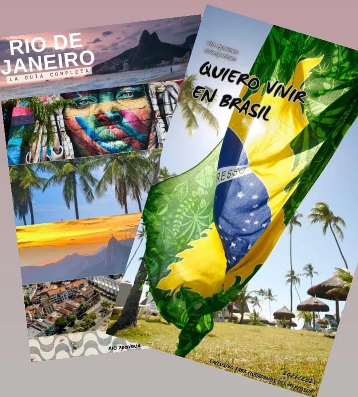 LA MEGA-GUIA DE RIO 2025 + LA GUIA PASO A PASO QUIERO VIVIR EN BRASIL 2025 + 2 BONUS DE REGAlO