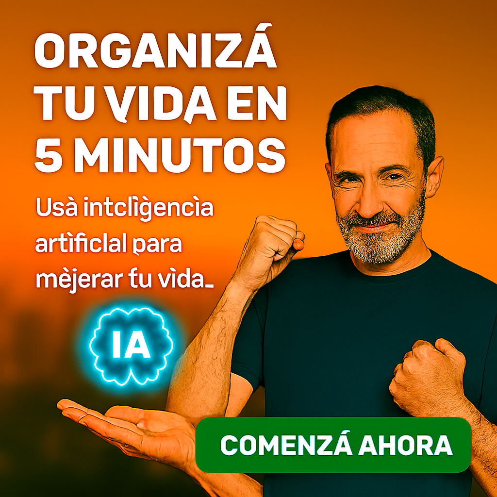 ⚡ Organiza tu vida en 5 minutos con IA