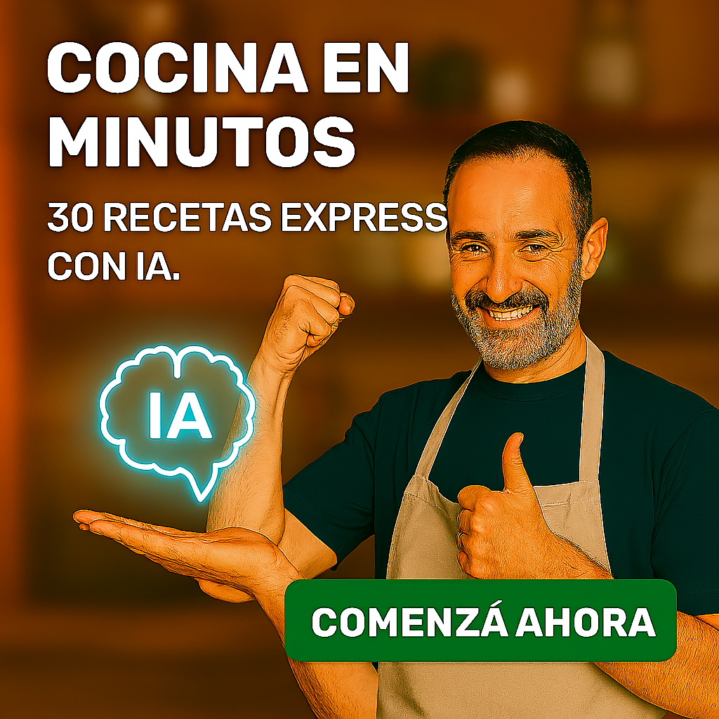 ⏱️ Cocina en Minutos: 30 Recetas Express con IA