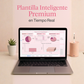 Plantilla Inteligente Premium en Tiempo Real – Versión Emprendedoras y Negocios