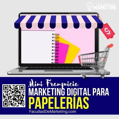 Mini franquicia marketing digital para papelerías