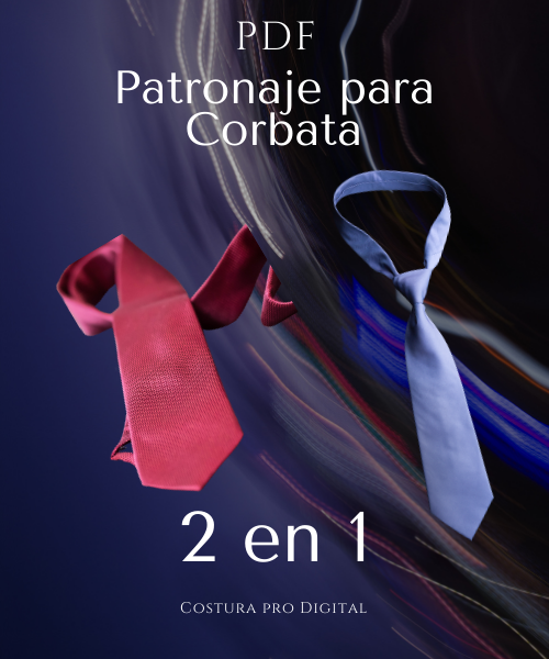 Patronaje de una corbata
