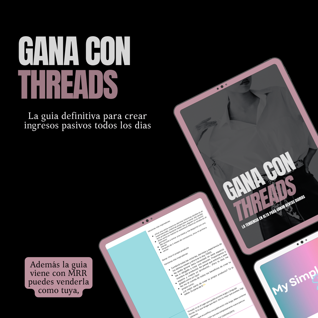 Gana con THREADS - Guia con mrr