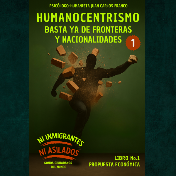 HUMANOCENTRISMO: BASTA YA de FRONTERAS y NACIONALIDADES Libro No. 1 (Propuesta Económica)