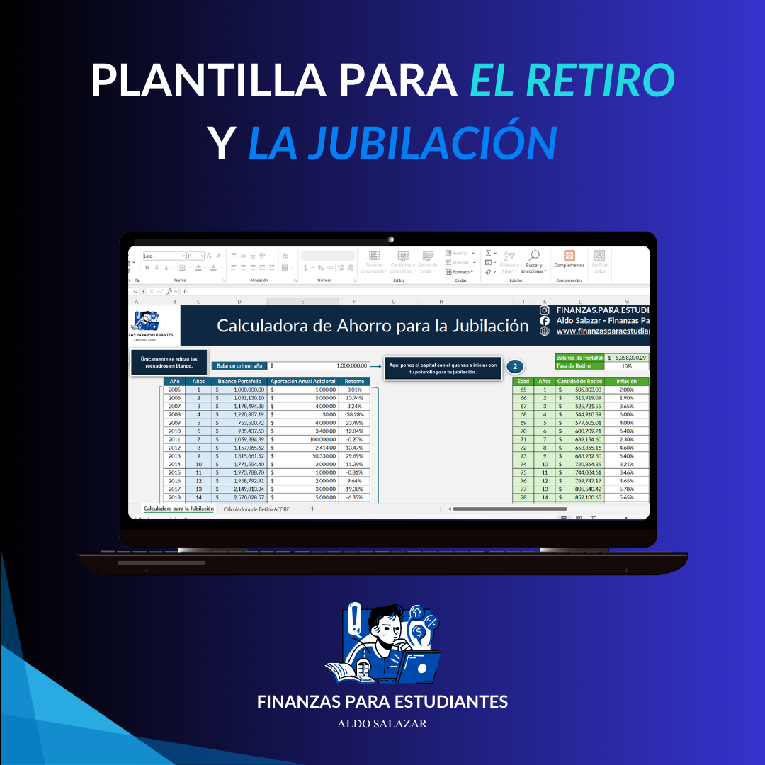 Plantilla para el Cálculo de tu Retiro y Jubilación