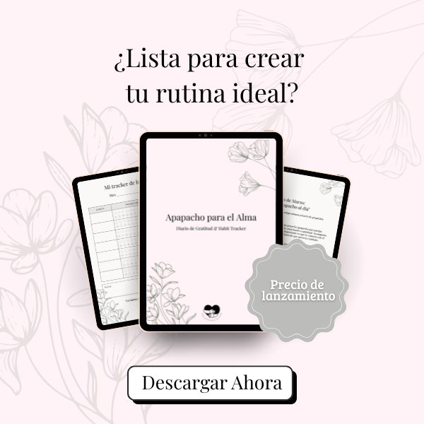 Apapacho para el Alma - Tu diario de Gratitud y Hábitos Conscientes