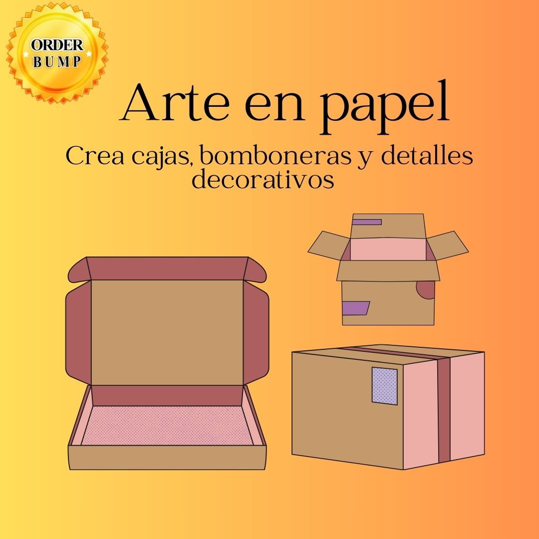 Arte en papel crea cajas, bomboneras y detalles decorativos