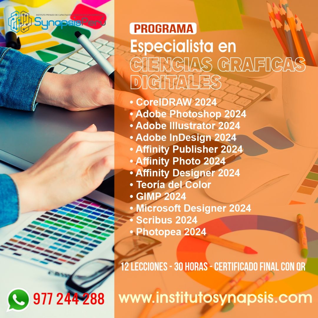 Especialista en Diseño Gráfico Digital