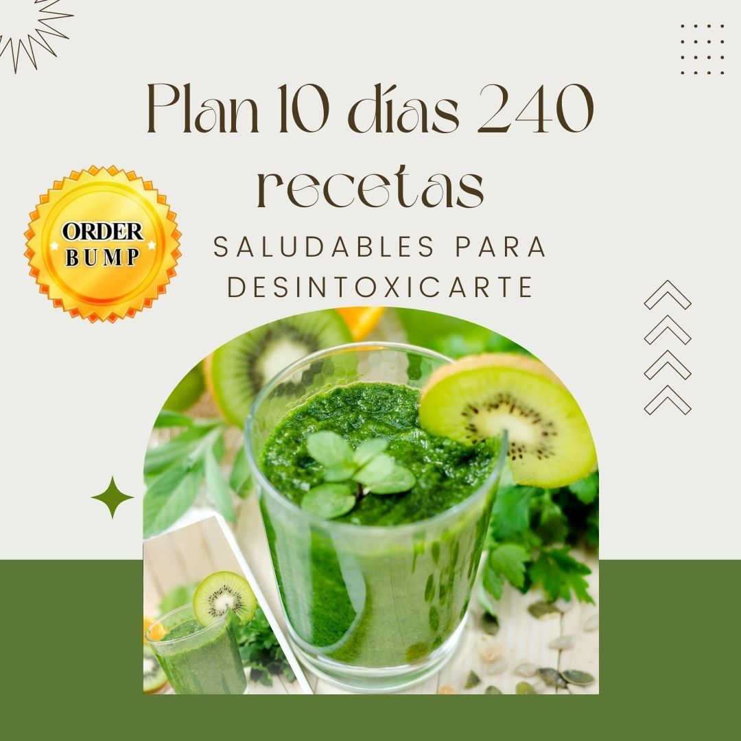 Plan 10 días 240 recetas saludables para desintoxicarte