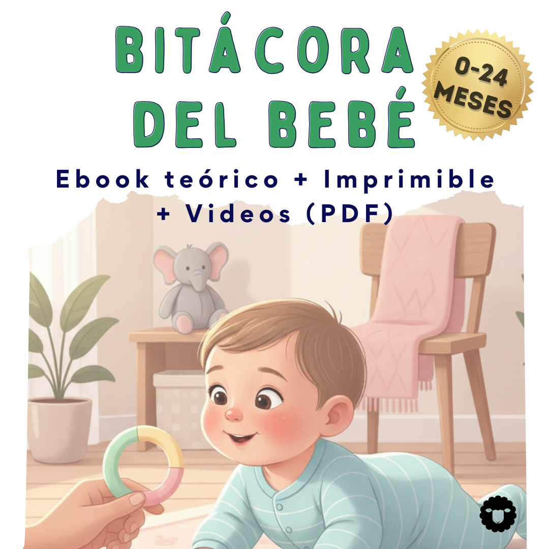 Bitácora del Bebé (0–24 meses) – Guía de desarrollo + imprimible + videos