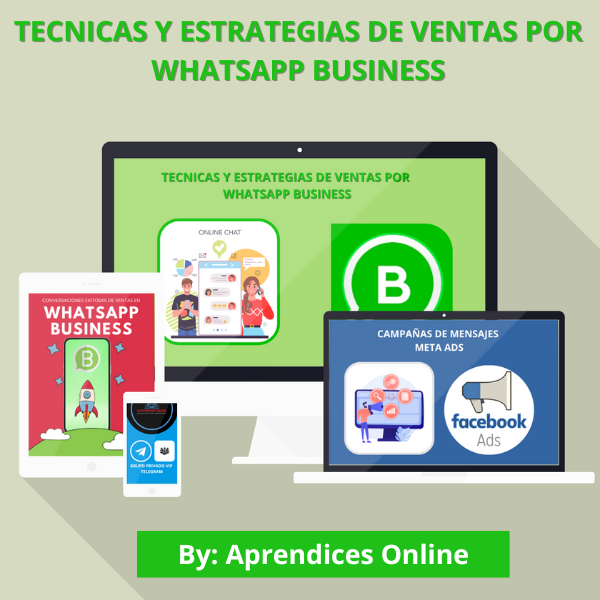 TÉCNICAS Y ESTRATEGIAS DE VENTAS POR WHATSAPP BUSINESS