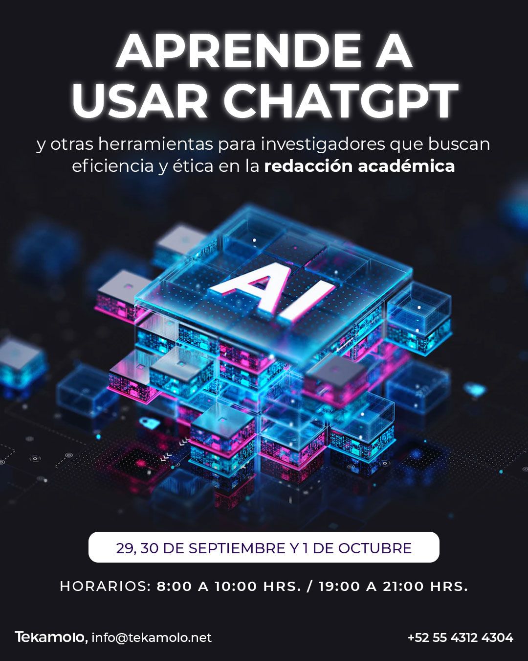 Aprende a usar ChatGPT y otras herramientas para investigadores que buscan eficiencia y ética en la redacción académica