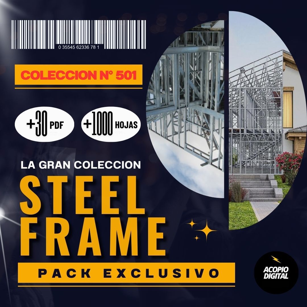 La Enciclopedia del Steel Frame: Más de 30 PDFs y + de 1000 Páginas en la Colección Definitiva