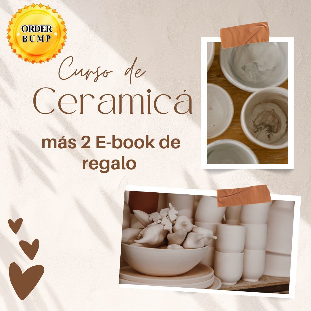 Curso de cerámica más 2 E-book de regalo