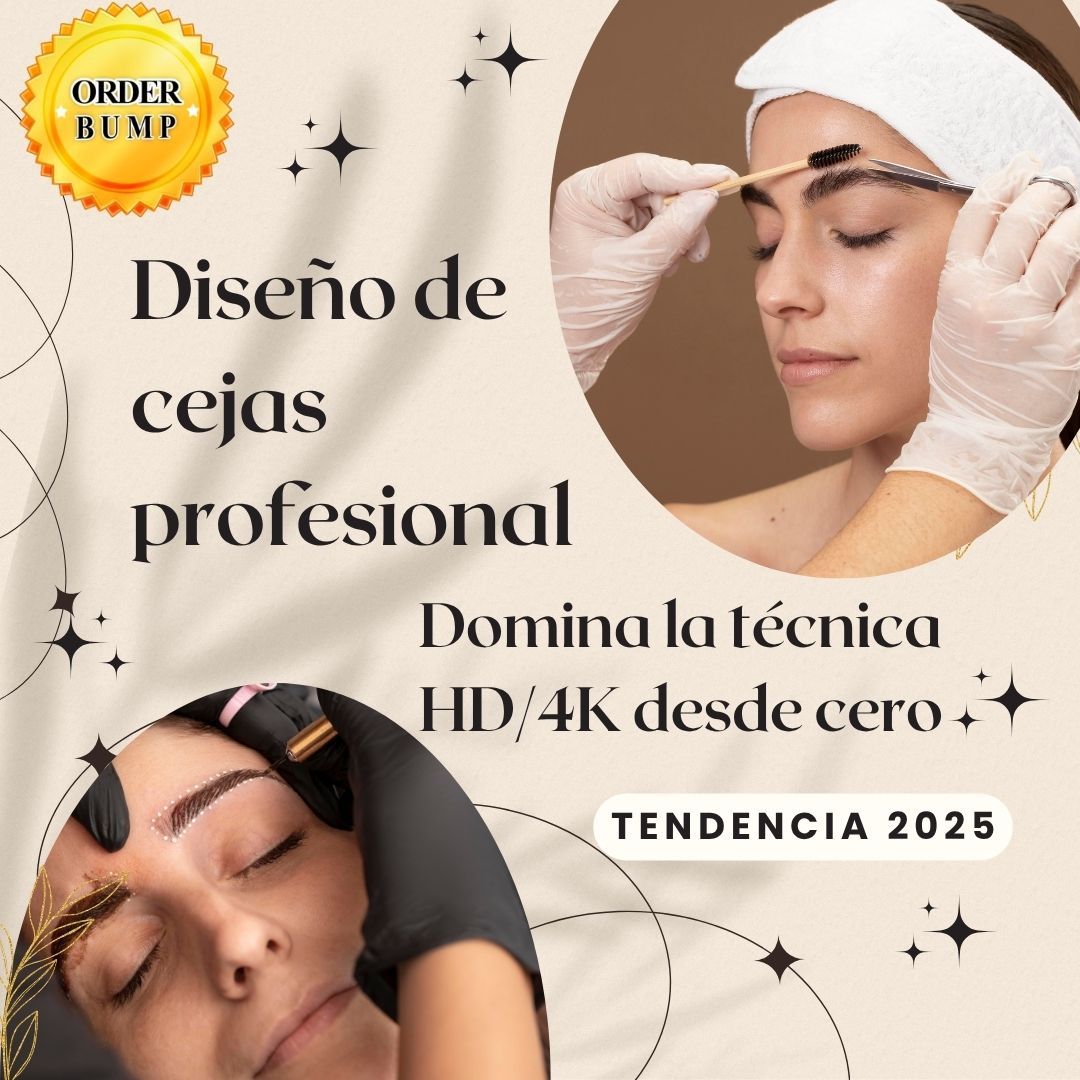 Diseño de cejas profesional Domina la técnica HD4K desde cero